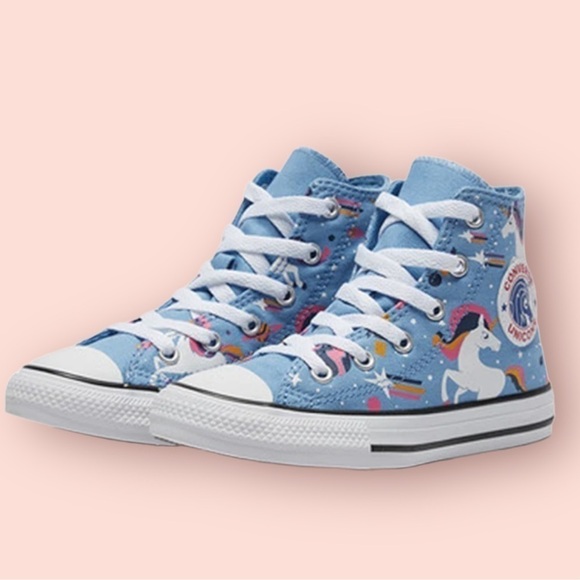 Converse Other - CONVERSE All ⭐️Star Little Girls Unicorn Sneakers!